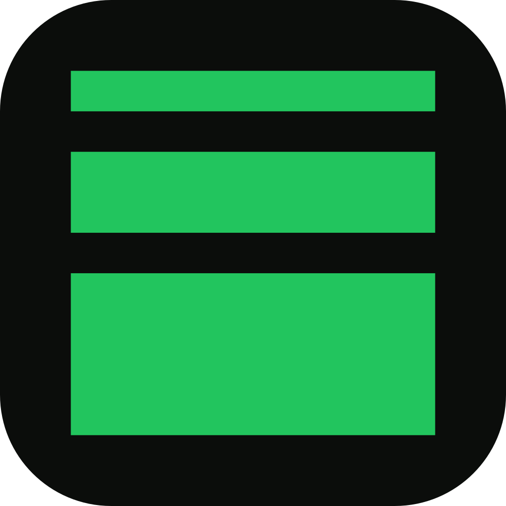 FAX app icon, dark